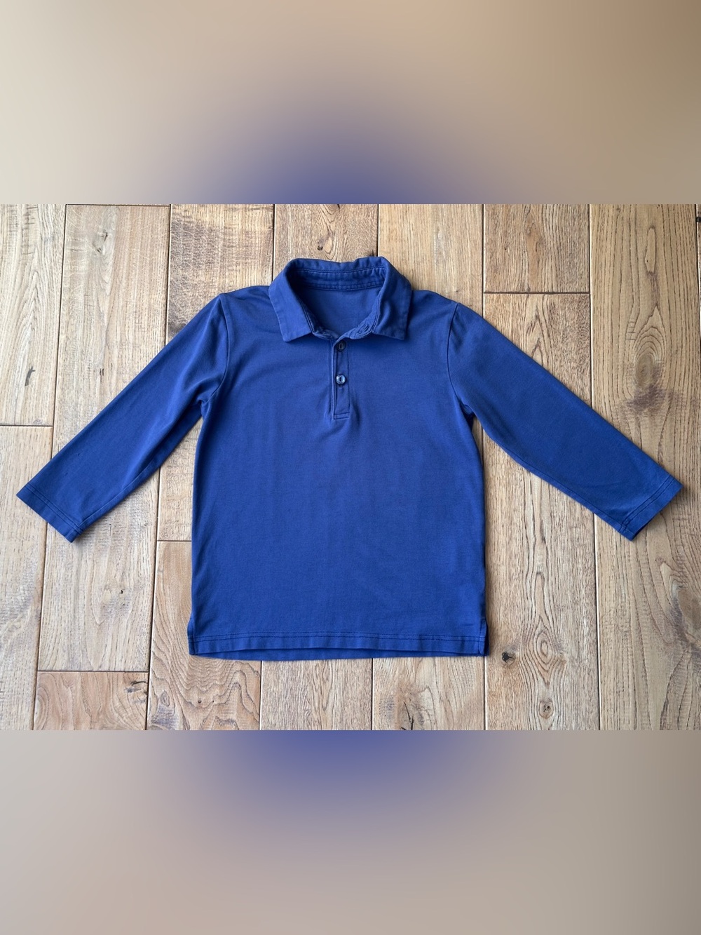 Serendipity by Shrimp and Grits Kids Long Sleeve Polo Shirt size 4T-5T